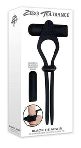 Zero Tolerance Black Tie Affair Vibrating Cock Ring