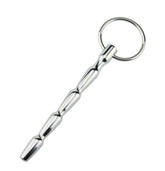 Cyber Bites Steel Penis Plug With Glans Ring