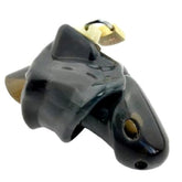 Dick Cage Silicone Chastity Device Black