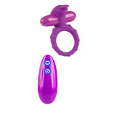 Entice Emma Vibrating Cock Ring Raspberry