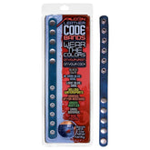 Falcon Leather Code Band Cock Ring