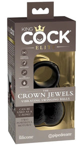 King Cock Elite The Crown Jewels Vibrating Silicone Balls