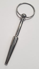 Oxballs Steel Cum Thru Penis Plug with Ring