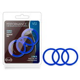 Blush Novelties Performance VS1 - Premium Silicone Cock Rings for Heightened Pleasure