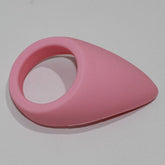 Pink Silicone Tear Drop Cock Ring