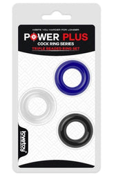 Power Plus Triple Donut Ring Set