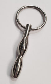 Ripple Cum Thru Penis Plug With Glans Ring