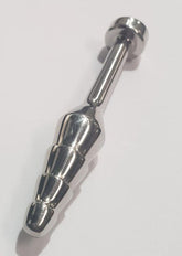 Sex Ribbed and Tapered Penis Plug