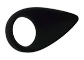 Silicone Tear Drop Cock Ring Black
