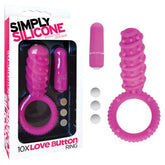Simply Silicone 10X Love Button Ring