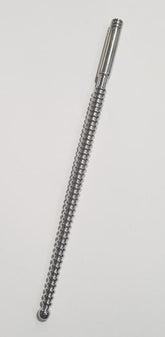 Urethral Ribbed Dominator Grooving Sound 179mm x 5-8mm