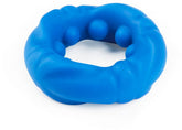 Lovetoy Pinnacle Pro Ridge Bump Stretcher Mens Cock Ring Blue