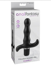 Anal Fantasy Collection 9 Function Prostate Vibrator Black