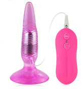 Aphrodisia Twister Vibrating Butt Plug Purple
