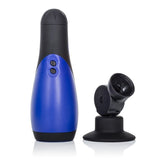 Apollo Power Vibrating Male Stroker Blue