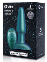 b-Vibe Rimming Plug 2 Space Teal Limited Edition