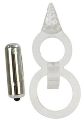 Basic Essentials Vibrating Dual Support Enhancer Cock Ring