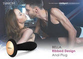 Svakom Bella Ribbed Design Silicone Anal Plug