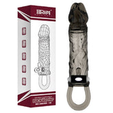 Black Warrior Thick Head Vibrating Penis Sleeve