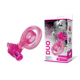 Bodywand Rechargeable Duo Ring with Clit Tickler - Sensual Delight