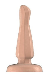 Bottom Line Rubber Butt Plug Flesh Model 3 4 inch