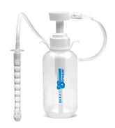 XR Brands CleanStream Pump Action Enema Bottle with Nozzle