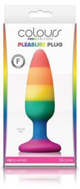 Colours Pride Edition Pleasure Plug Rainbow Medium