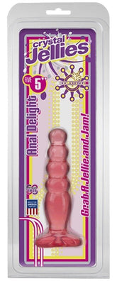 Crystal Jellies 5 inch Anal Delight Pink