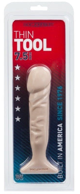 Doc Johnson Thin Tool Anal Pleasure Dildo Flesh