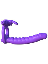 Fantasy C-Ringz Silicone Double Penetrator Rabbit Cock Ring