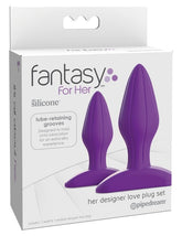 Fantasy for Her Her Designer Love Silicone Plug Set