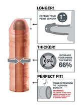 Fantasy X-Tensions Mega 1 Inch Penis Extension