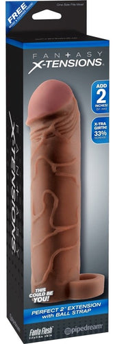 Fantasy X-Tensions Perfect 2 inch Extension With Ball Strap