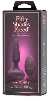 Feel So Alive Remote Control Vibrating Pleasure Plug