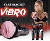 Fleshlight Vibro Pink Lady Touch Realistic Vagina Stroker