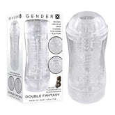 Gender X's Dual-Ended Vibrating Transparent Massager