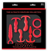 Jovial 7 Piece Anal Kit Red