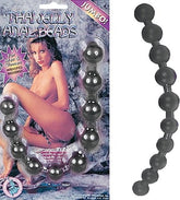 Jumbo Jelly Thai Beads Black