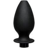 Kink Flow Fill Silicone Anal Douche Accessory Black