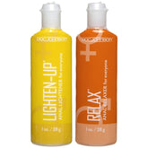 Doc Johnson Lighten-Up + Relax 2-Pack Anal Lube Set