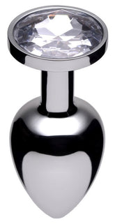 Lucent Jewel Accented Anal Plug