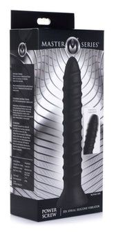 Master Series Power Screw 10X Spiral Silicone Vibrator