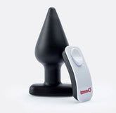 My Secret Remote Vibrating XL Plug Black Single