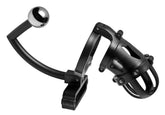 Oppressor Male Confinement Chastity Cage with Ball Clamp