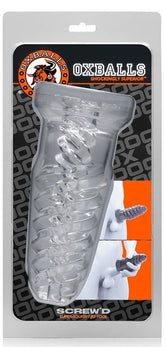 Oxballs Screwd Super Squishy Jack Off Toy Clear