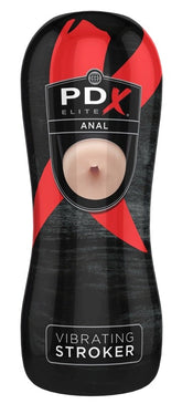 PDX Elite Realistic Male Vibrating Anal Stroker