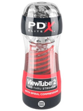 PDX Elite Viewtube 2 See-Thru Male Stroker