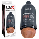 PDX Plus Shower Therapy Soothing Scrub Realistic Stroker