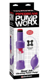 Pump Worx Head Job Vibrating Penis Power Pump