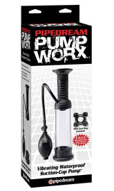 Pump Worx Vibrating Waterproof Suction Cup Penis Pump